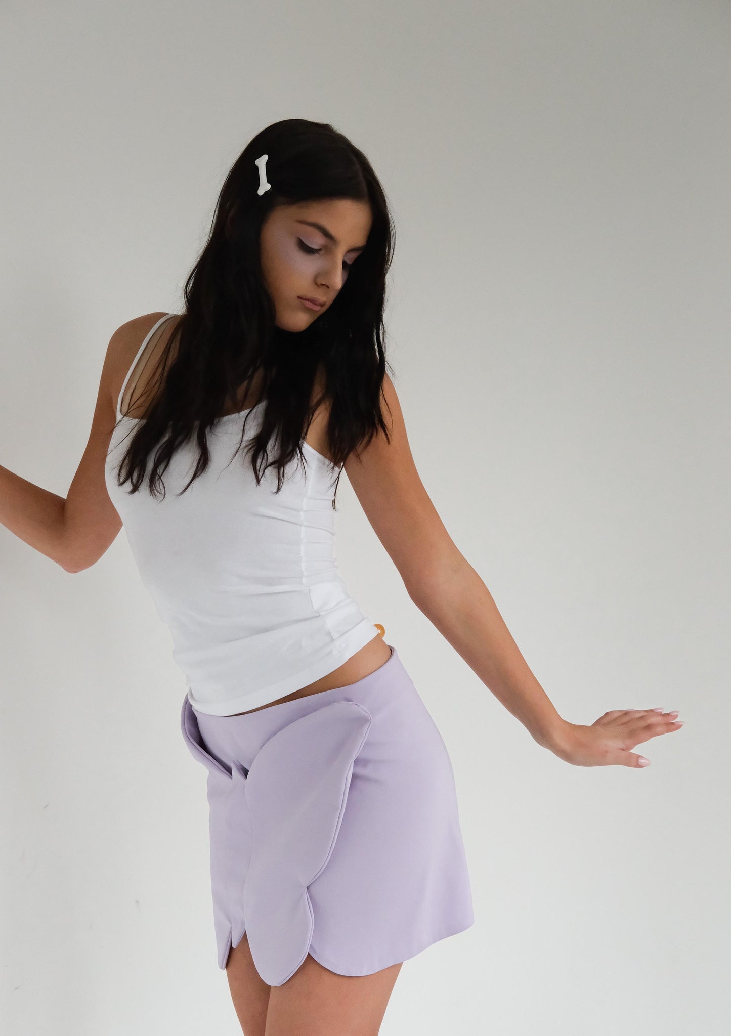 Butterfly mini skirt (lavender)