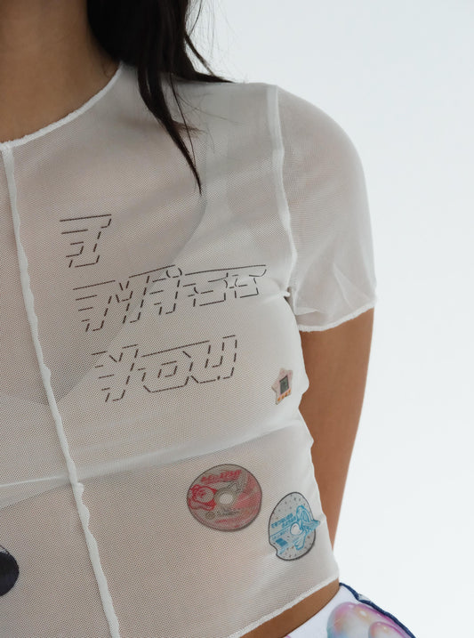 I MISS U - mesh top